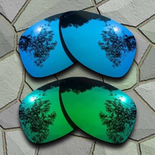 Sky Blue&Jade Green Sunglasses Polarized Replacement Lenses for Oakley Dispatch 2