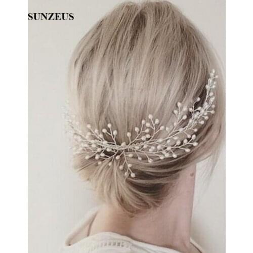 Pearls Bridal Hair Comb Wedding Head Piece Ladies Wedding Accessories 2020 Headpiece Free Shipping SQ091