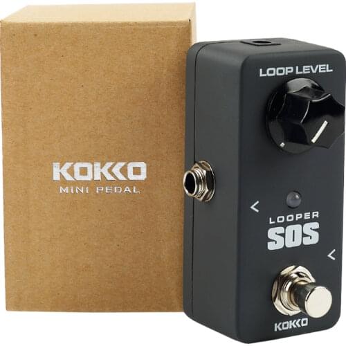 KOKKO FLP2 MINI Looper SOS Loop Guitar Effects Pedal Professional Guitarra Stompbox Accessories Ture Bypass