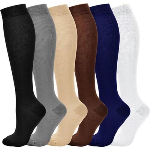 USHINE Compression socks for men and women best for athletes edema diabetes aviation socks shin splints - below the knee