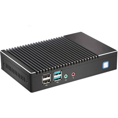 Metal Case AMD A6-1450 Windows 10 Mini PC DDR 8GB SSD 128GB HD8250 1000M Lan Windows10 Office Mini Desktop Computer