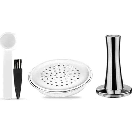 Refillable Coffee Capsules for Senseo System Stainless Steel Coffee Pods Espresso Crema Maker