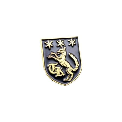 Low Price 3D Badge New Design Die Casting Plating Metal Badges