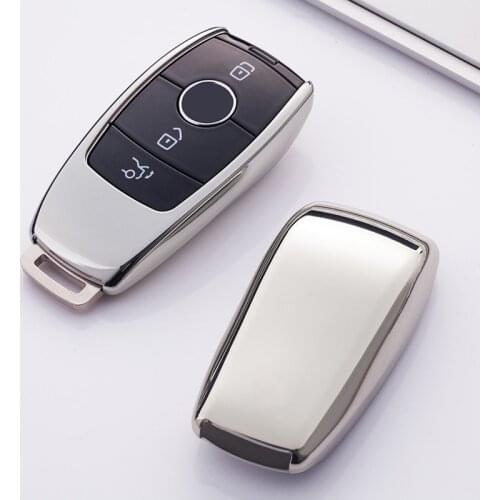 New TPU Car Remote Key Case Shell For Mercedes Benz E Class E200 E260 E300 E320 Protective Key Cover Fob Holder