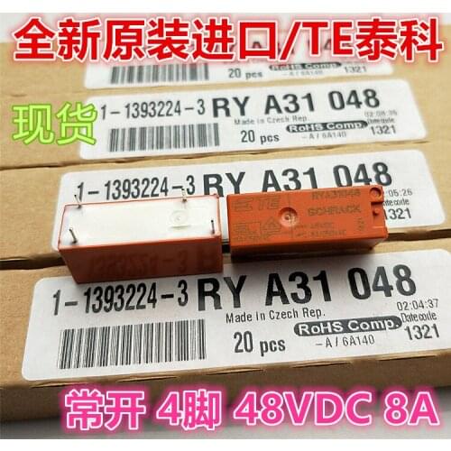 Original new 100% RYA31048 relay 48V 48VDC 4pin 8A one group normally open