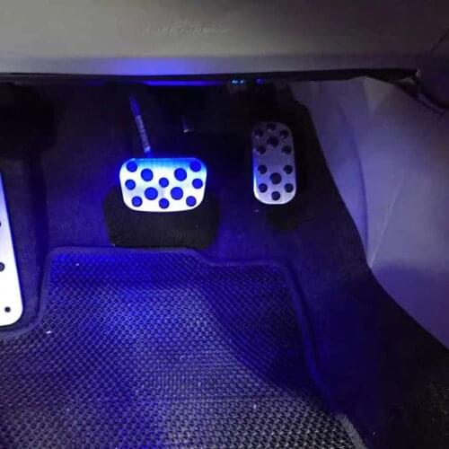 Car Refit Accelerator Footrest Pedals Gas Throttle Brake Treadle Accessories 2Pcs/Set For Toyota Prius 50 XW50 ZVW50 2016-2020