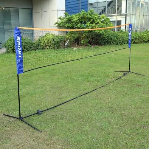 Portable Standard Professional Badminton Net Volleyball Tennis Nets Mesh 3/4/5/6m Easy Setup Outdoor Sport Training Mesh