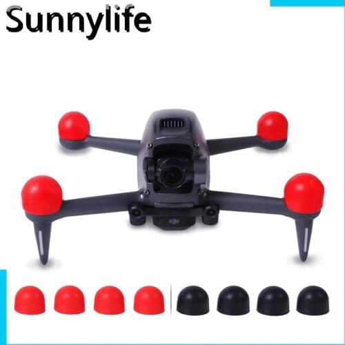 Sunnylife 4Pcs/Set Motor Protective Cover Silicone Guard Cap Motor Protectors for DJI FPV Drone