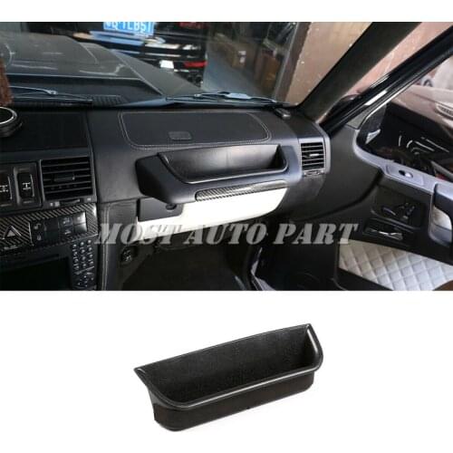 Interior Co-pilot Door Handle Storage Box For Mercedes Benz G Class W463 G350 400 G55 G63 2004-2018 1pcs Car Decoration Car Trim