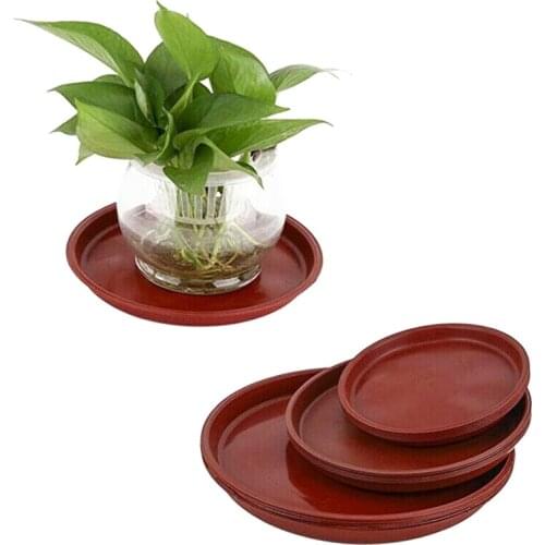 3 Pcs Durable 4/6/7/8/10 inch Flower Pot Saucer for Indoor Outdoor Plastic Tray Saucers