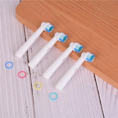 4pcs Electric Toothbrush Heads Replacement for Oral B SB-17A Soft Brush
