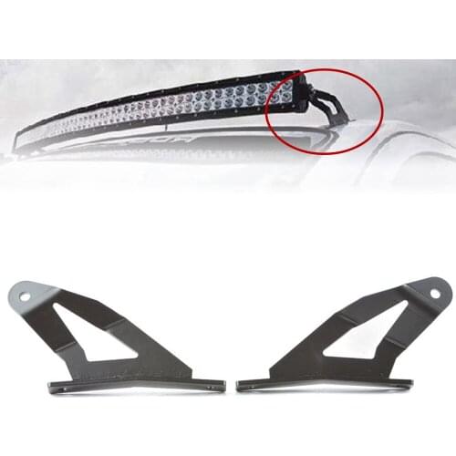 50 Inch Curved LED Work Light bar Steel Metal Upper Windshield Mounting Brackets for Nissan Titan 4WD/2WD 2004-2014