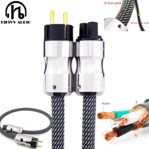 Audio US AC Power supply Cable Audio Amplifier TV CD Medical equipment Power Cables EU Plug Monster USA Standard Power line 400