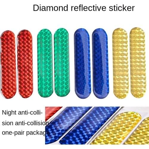 Car Reflective Stickers Epoxy Reflective Warning Stickers Car Door Anti-collision Stickers Epoxy Reflective Stickers