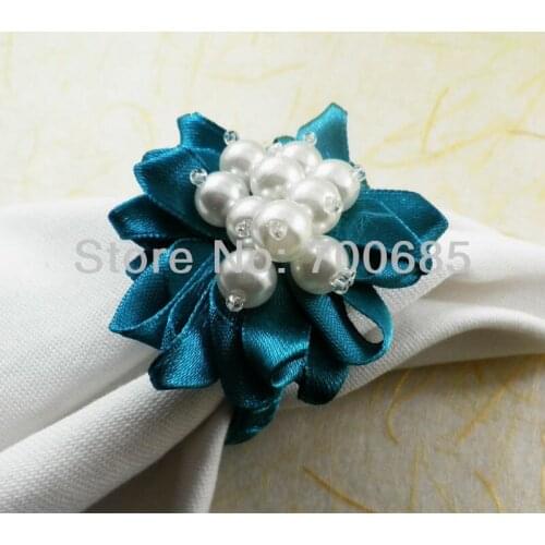 Beaded wedding napkin ring, napkin holder, decoration napkin ring holiday decoration napkin ring