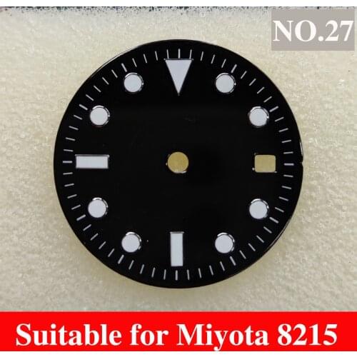 29mm Dial Sterile Super Blue Luminous For Miyota 8215 ETA 2836 2824 Pearl DG 2813 Movement