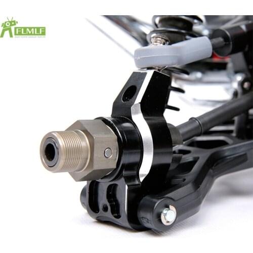 CNC Metal Angle Adjustable Rear Wheel Hub Bearing Seat Kit for 1/5 HPI Rovan KM Baja 5B SS