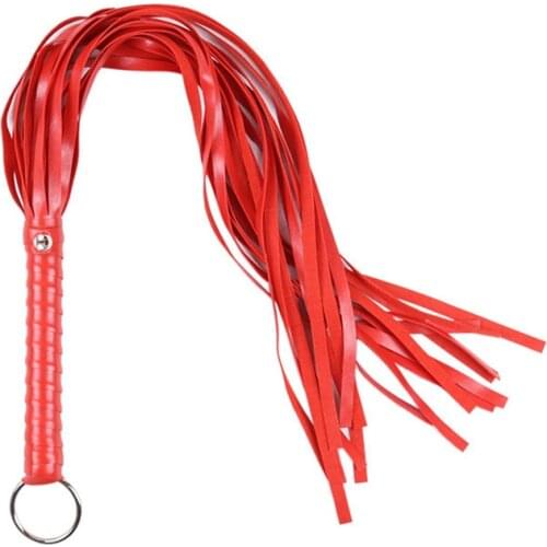 Leather Spanking Bondage Adult Games For Fetish Whip Handle Lash Fetish Flogger Adult Sex Product For Couples Sex Whip Aids