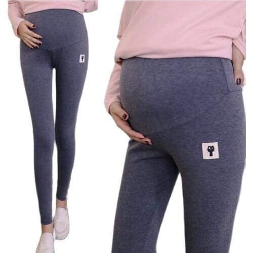 Maternity Leggings Adjustable Waist Pregnant Women Leggings Pregnancy Clothes Pants Soft Slim Stretch Trouser Casual Skinny