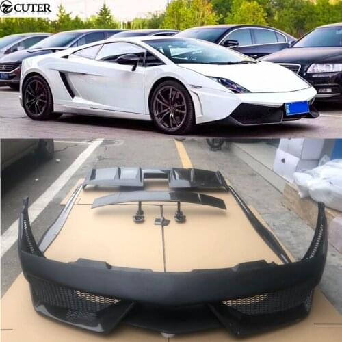 LP550 LP560 LP570 DMC style Carbon Fiber FRP front bumper rear diffuser side skirts rear spoiler for Lamborghini Gallardo LP550
