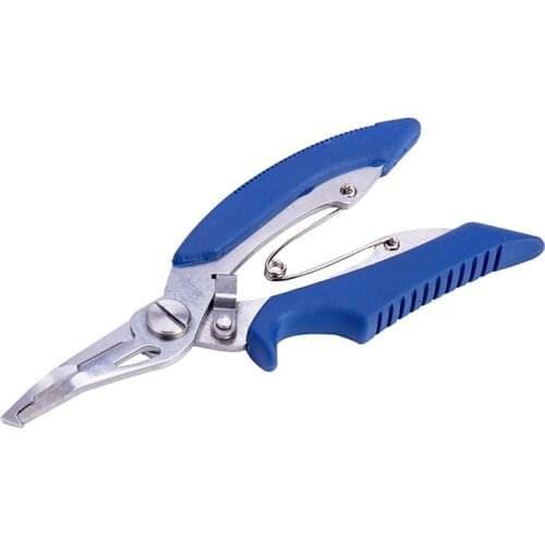 Lure scissors 1pcs Pliers small Curved Nose Fishing Tackle Cut Line Fish Use Scissors fishing line knifeFree shipping