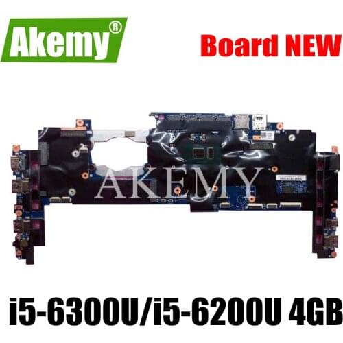 Original For Lenovo YOGA X1 Laptop motherboard YOGA X1 14282-2M 448.04P15.002M tested good free shipping W/i5-6300U i5-6200U 4GB
