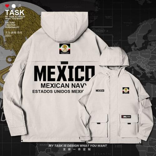 United Mexican States Mexico MEX men jacket hooded Navy logo army fan clothing jackets printed new Tactical top clothes autumn