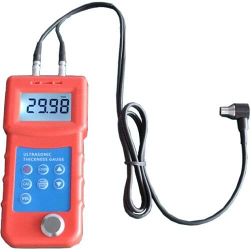 Precise Ultrasonic Thickness Gauge Measuring Range 1-300mm Accuracy 0.5mm Metal Thickness Tester ultrasonic thickness instrument
