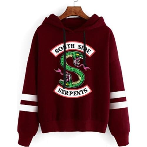 Riverdale Serpents Hoodie Men Women South Side Riverdale Southside Boys Girls Oversize Sweatshirts Pullover Hoodies Streetwear