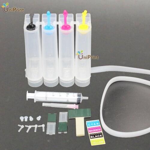Universal 4 color CISS kit with accessories ink tank DIY ciss for Epson/HP/Canon/Brother printer