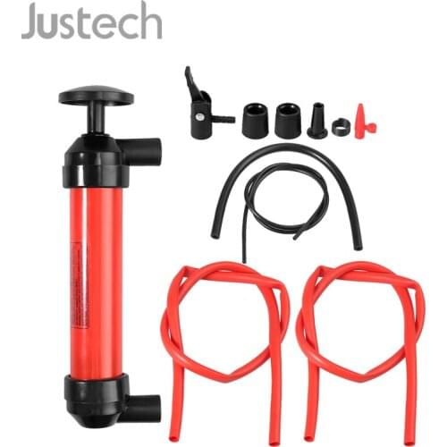 Justech Universal 3 In 1 500CC Car Suction Pump Hand Pump Suction Pump Kit Car Accessories Transfer Pump For Oil Gasoline Water