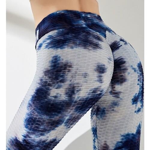 Push Up Leggings Women Tie-dye Legins Fitness High Waist Anti Cellulite Leggins Workout Sexy Jeggings 2020 New Sportleggings