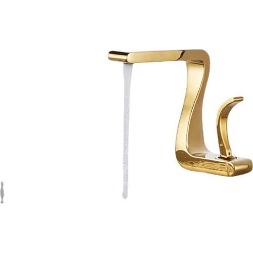 Basin Faucet Gold Bathroom Faucet Mixer Tap Brass Wash Basin Faucet Hot and Cold Sink Faucet New Modern