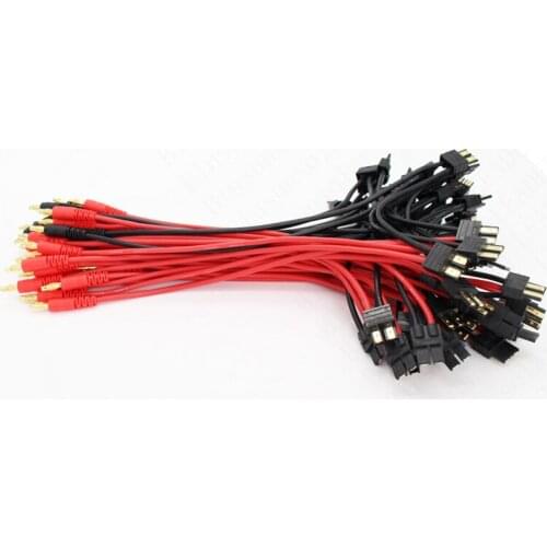 100pcs/ lot banana 4.0 plug charge cable with Trax connectors in serial connection