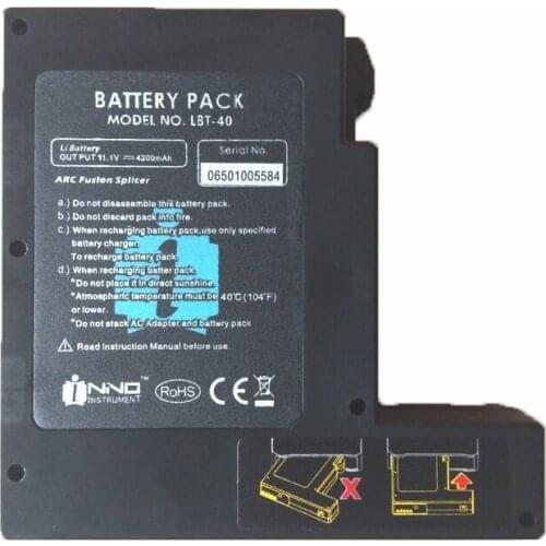 2pcs/lot Original Korea INNO LBT-40 LBT-50 battery for IFS-15 View 3 View 5 View 6S View 4S fusion splicer welding machine