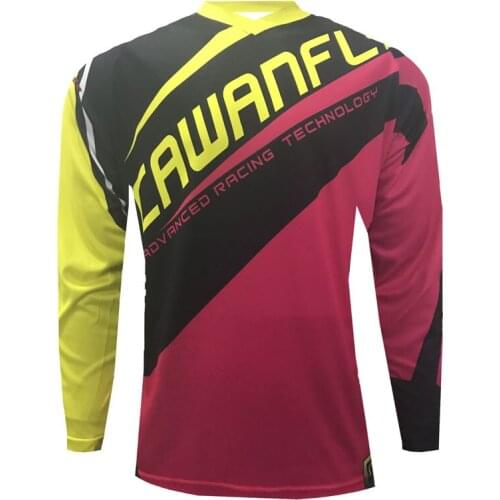 2021 Men MTB Cycling Jersey Long Sleeve MTB Bike Shirts Breathable Mountain Bicycle sportswear Maillot Ciclismo Clothing