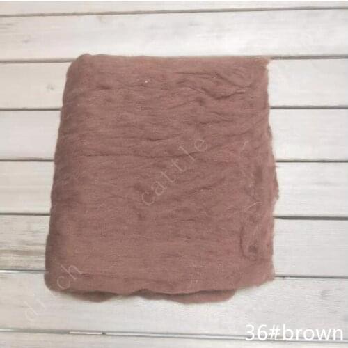 50*50cm Newborn Photography Props Fluffy Wool Felt Fleece Real Pure Wool Basket Filler Stuffer Newborn Photography Props