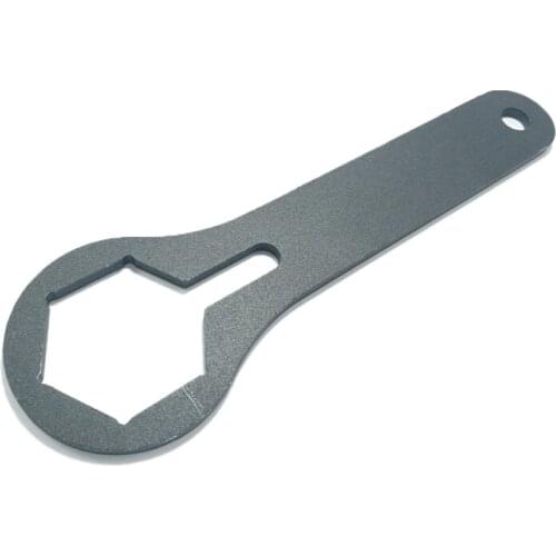 OOTDTY 46/50mm Steel Fork Wrench Spanner Motorcycle Suspension Tool Remove Installation Repair Accessories
