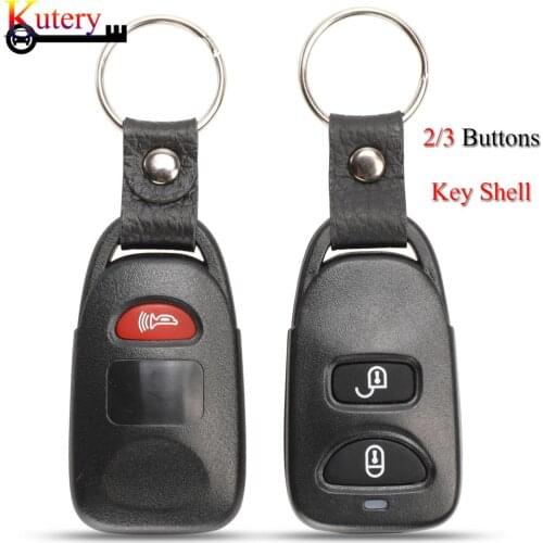 Kutery Remote Smart Car Key Shell For Kia Replacement 2+1 Buttons Remote Key Shell Case Fob