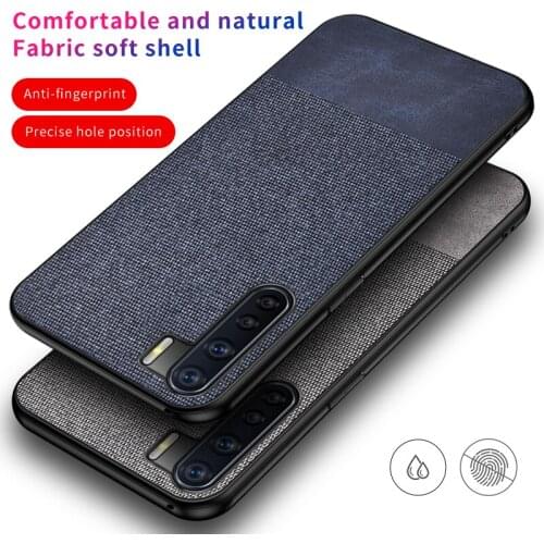 Oppo F15 Case 6.4 inch Luxury back cover silicone fabric shockproof case coque capas for Oppo F15 CPH2001 Case