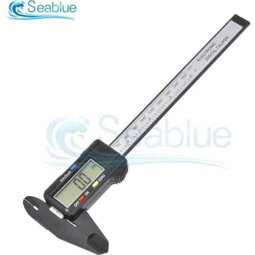 LCD Digital Caliper 6 inch Electronic Vernier Caliper 150mm Calliper Micrometer Digital Ruler Measuring Tool 6" 150mm 0.1mm