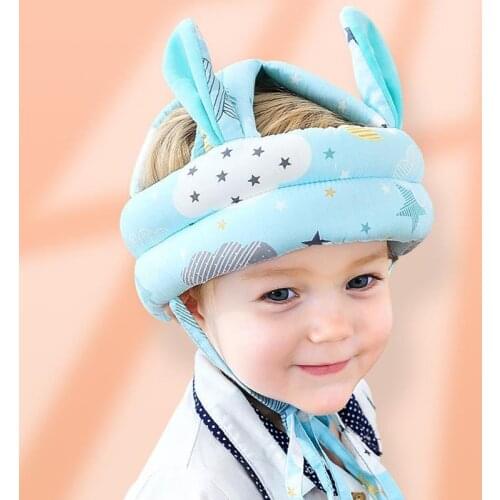 Baby Protective Hat Floral Print Protective Cap Headrest Head Protection Pad Anti-fall for Boys Girls Newborn Infant Toddler New