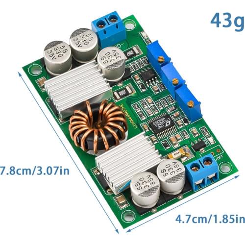 LTC3780 DC-DC 5-32V to 1V-30V 10A CC/CV Automatic Step Up Down Board Converter Regulator Charging Module Power supply module 12V