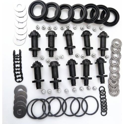 SCJYRXS 10Set Origina 12 Teeth Rear Brake Caliper Repair Screw Kit For Passat B6 B7 CC A6 Q3 Q5 Seat Alhambra Tiguan Sharan