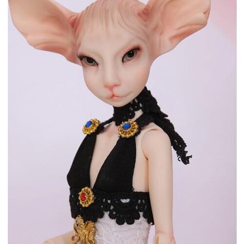 OUENEIFS BJD SD Doll Sphynx cat fullset elf animal 1/4 Body Model Girls Boys Mini Toys minifee msd Free Eyes Resin Gift For Xmas