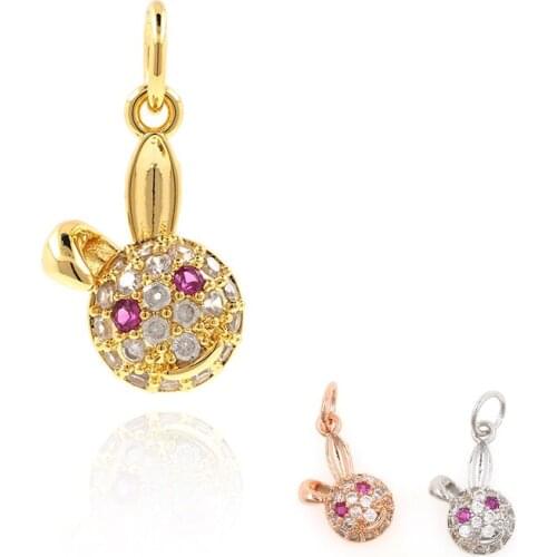 Rogue Rabbit Pendant Easter Bunny Charm Is Suitable For Making DIY Jewelry Bracelet Necklace And Earrings