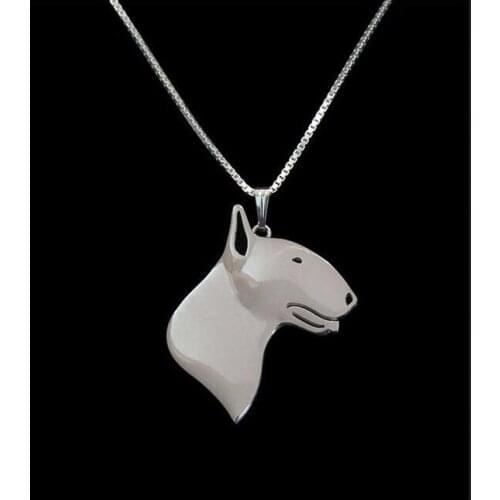 Drop shipping-Bull Terrier Pendant Necklace