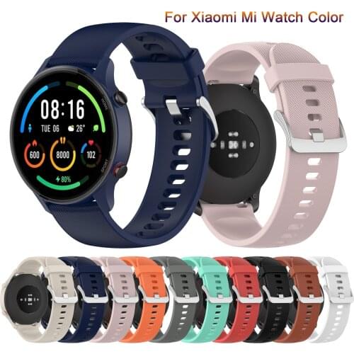 New Sport Silicone Replaceable strap for Xiaomi Mi Watch Color Sports Edition band for Mi Watch Color Bracelet Watchbands Correa