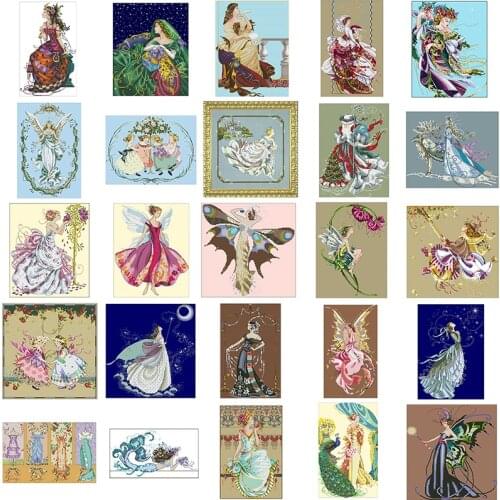 Fairy angel new Counted Cross Stitch 14CT/18 color fabric DIY wholesale Chinese Cross Stitch Kits Embroidery Needlework Sets
