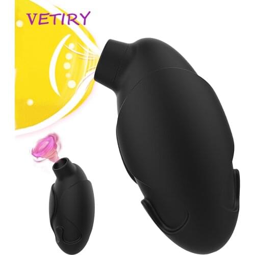 VETIRY Clit Vagina Sucking Vibrators Nipple Massager Clitoris Stimulator Sex Toys for Women 7 Speeds Oral Sex Female Masturbator